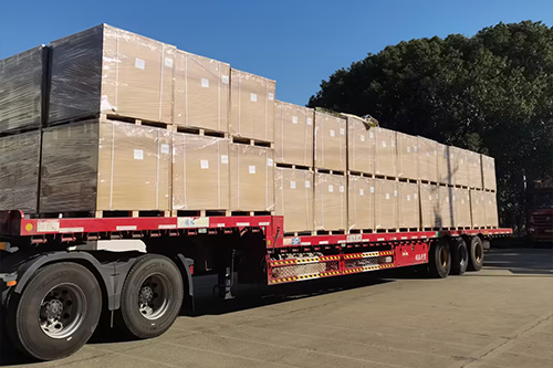 Loading UNION P60 PVC foam sheets for international shipping