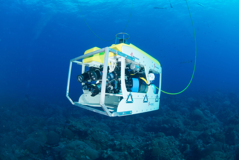 Underwater ROV featuring rov buoyancy foam and marine structural foam core for enhanced subsea performance