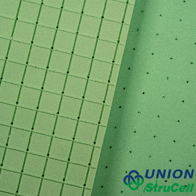 DNV GL-certified StruCell® P80 structural PVC foam with grooved surface for marine hulls and camper van panels