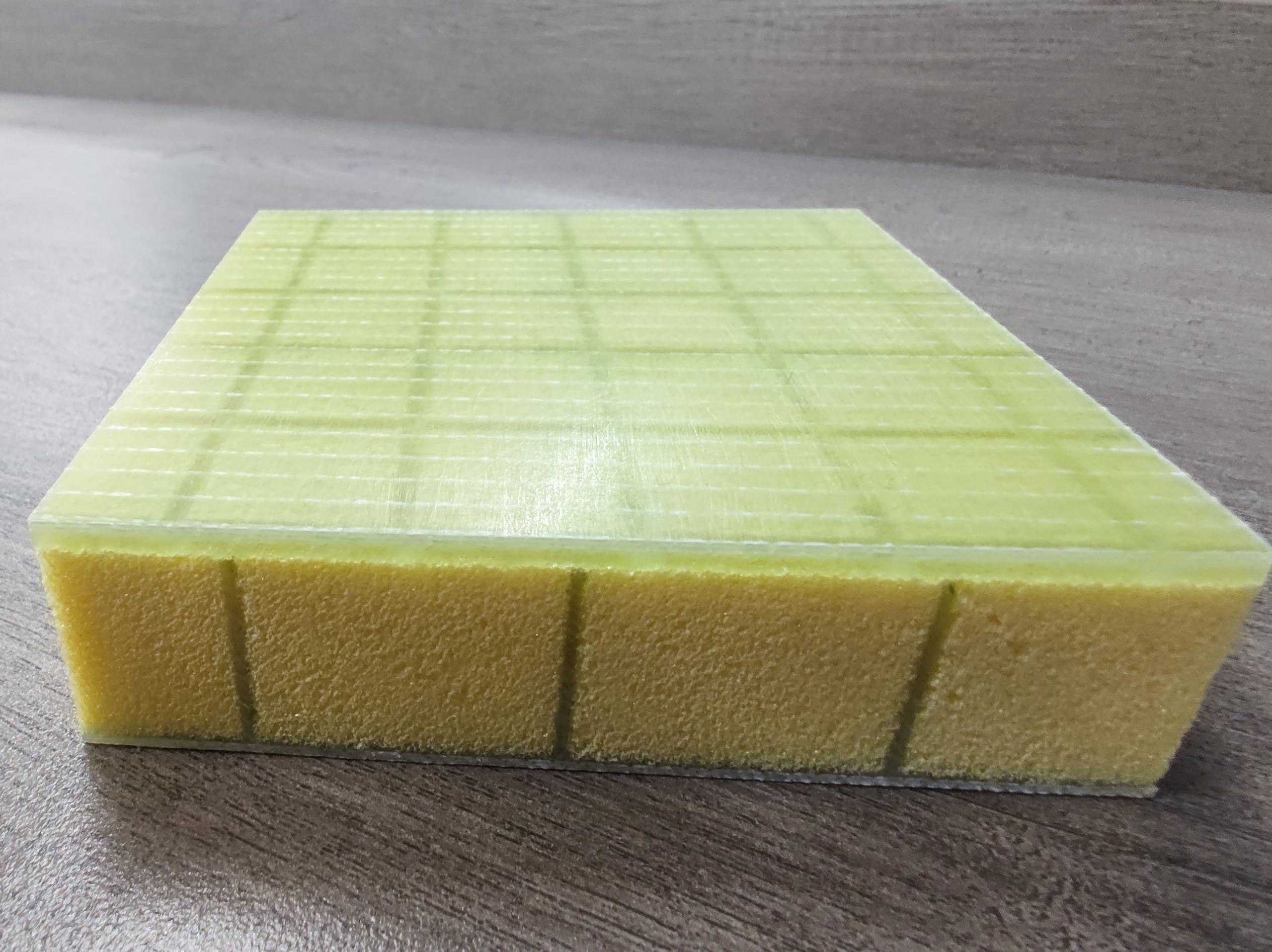 rigid PVC foam structural core composite sandwich panel