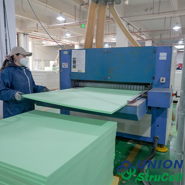 Comparison of grooved vs perforated P80 PVC foam boards for marine/automotive use