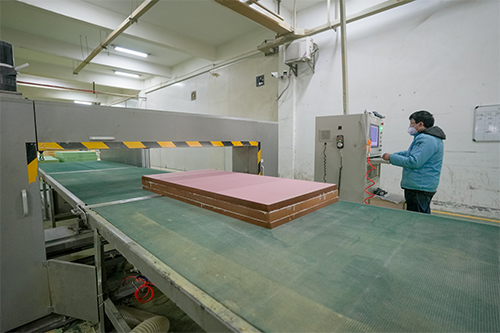 UNION P100 PVC Foam Core Board manufacturing process - China factory production line