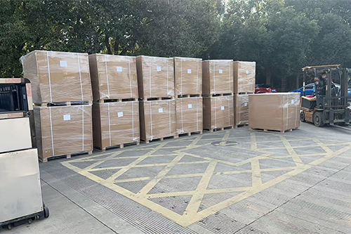 UNION P80 PVC Foam Sheets packed for export - Secure packaging for global shipping
