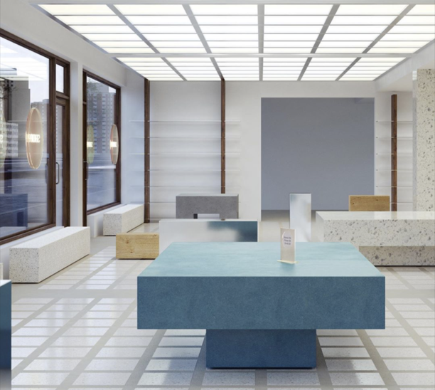 Laminated PVC foam sheets in contemporary office furniture production