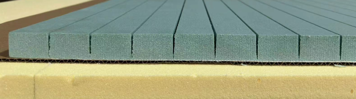 6 ° CNC blade slotted finished PVC foam board