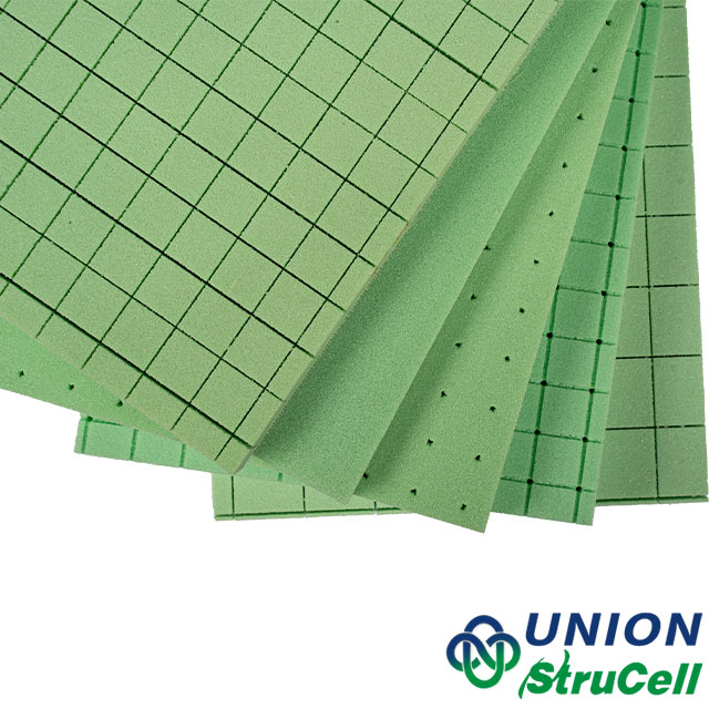 Lightweight perforated P80 PVC foam sheet (60kg/m³) with saltwater-resistant closed-cell structure