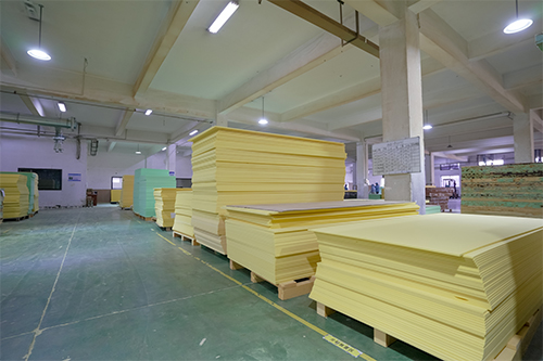 UNION's 10,000㎡ factory facility for PVC foam core production