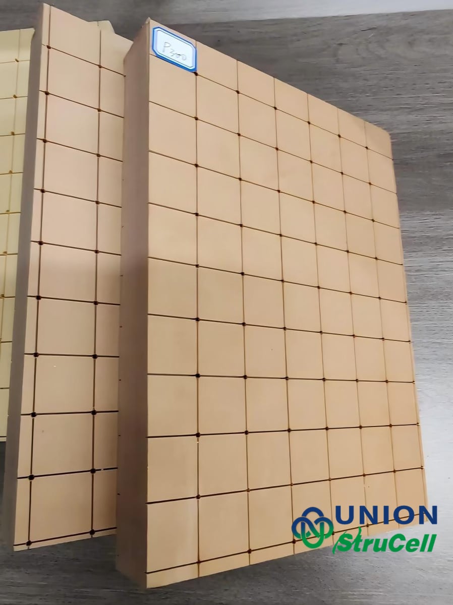 StruCell P300 PVC-Schaum-Kernverbundplatten s 1300x620 mm f&uuml;r Verbundsandwichstrukturen